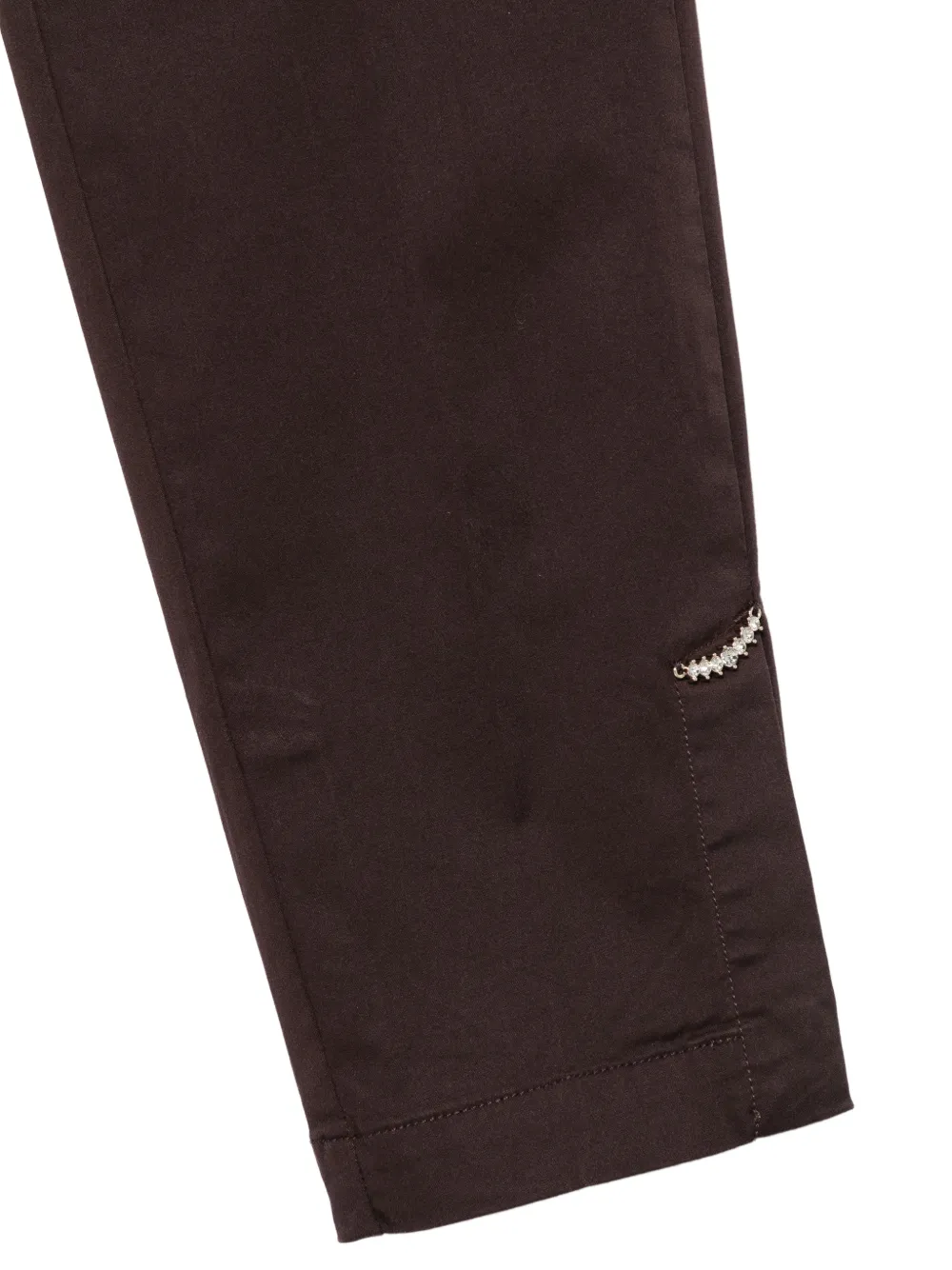  Liu Jo Embellishment Trousers - Brown 