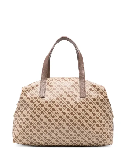 Gherardini Borsa tote con monogramma Marrone