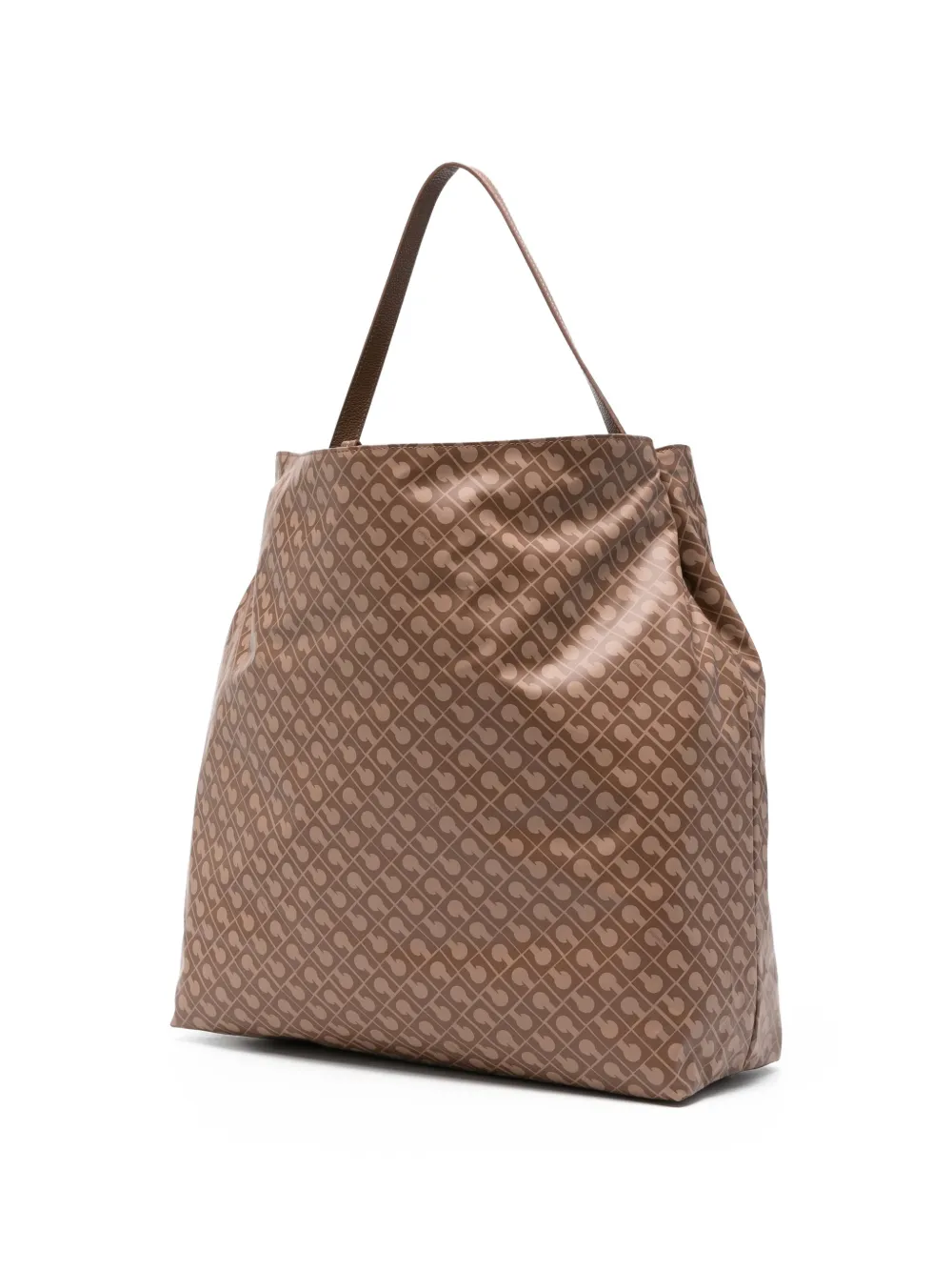  Gherardini Monogram Tote Bag - Brown 