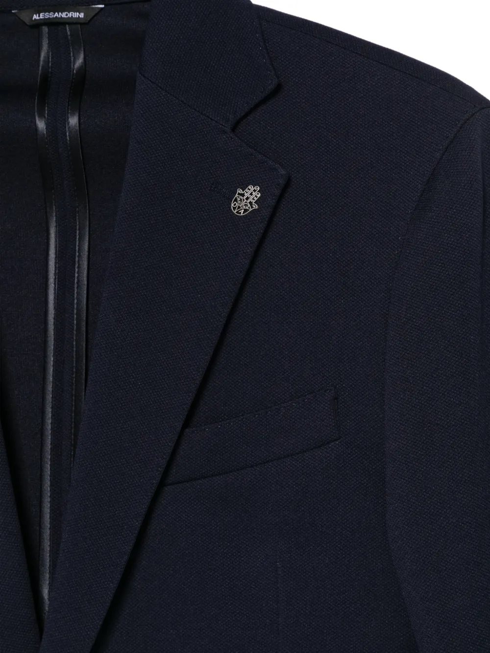  Daniele Alessandrini Lapel Pin Jacket - Blue 