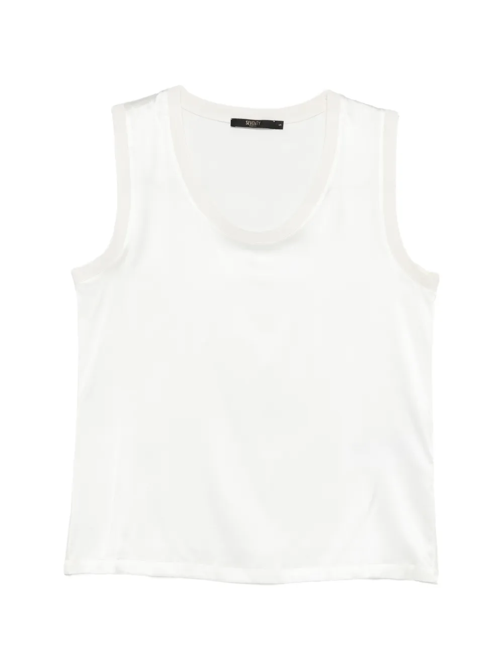 Seventy silk top - Bianco