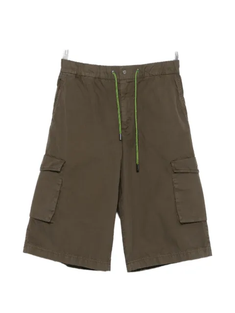 Herno drawstring-fastening cargo shorts
