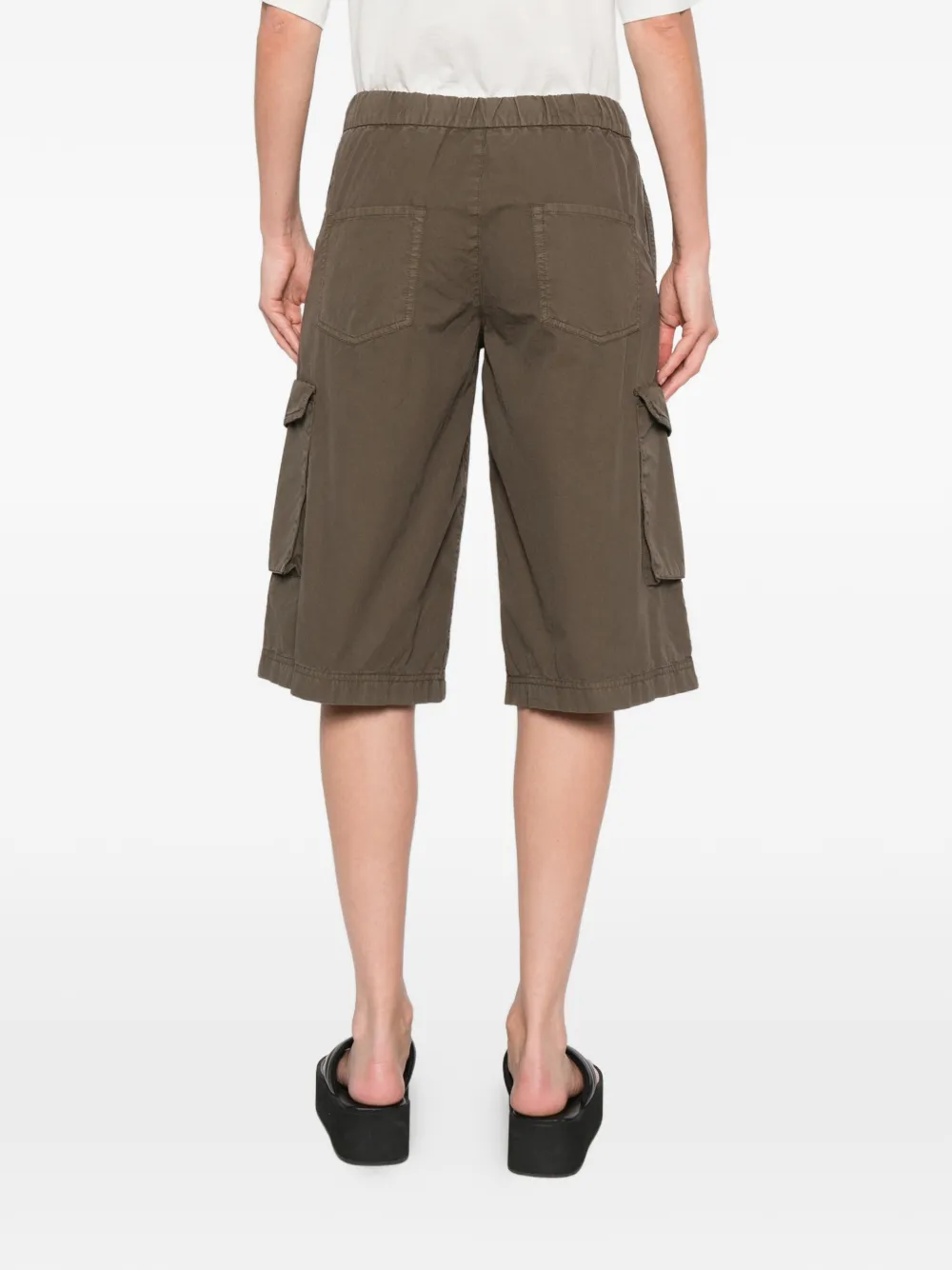 Herno Shorts met trekkoord Groen