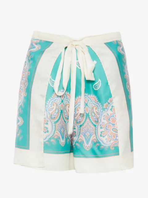 PINKO shorts con estampado de cachemira