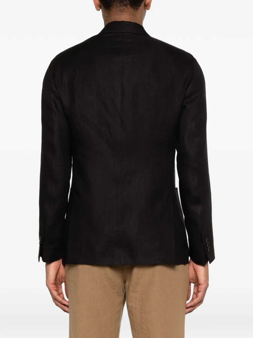 Lardini Blazer met dubbele rij knopen Zwart