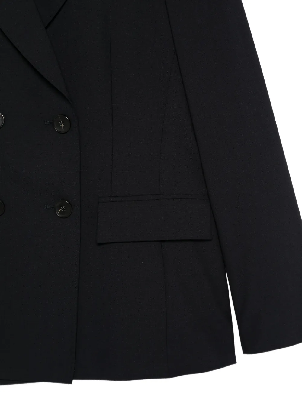  Seventy Double-breasted Blazer - Black 