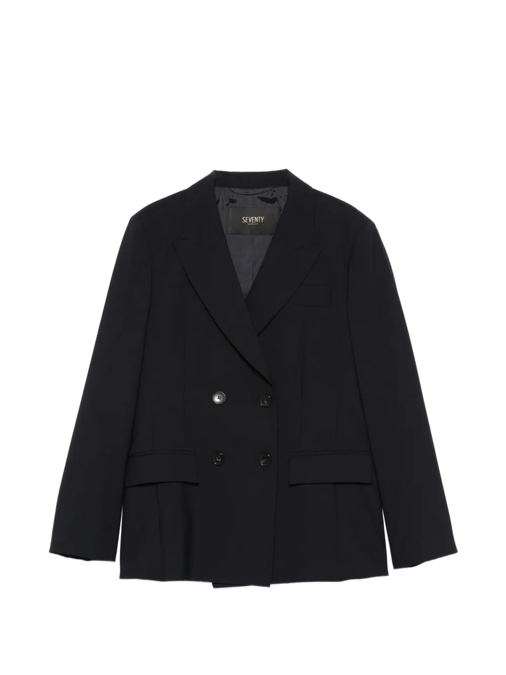 Seventy double-breasted blazer - Nero