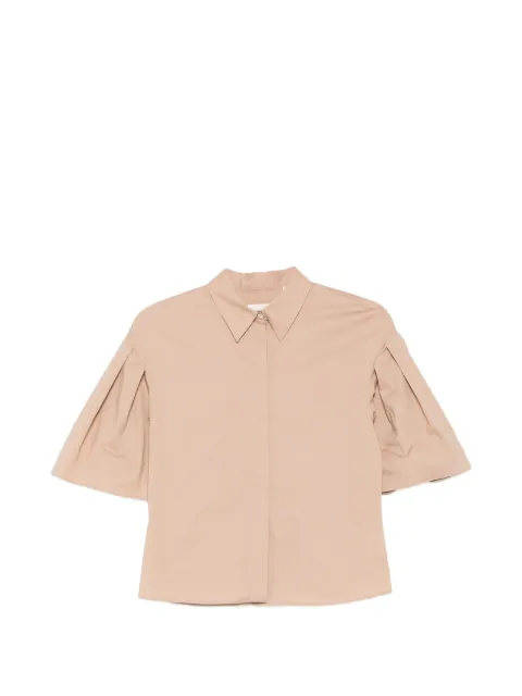 Xacus Ellery pleated-sleeve shirt