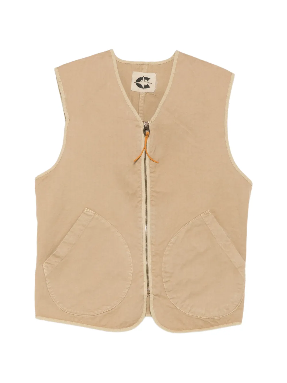 CHESAPEAKES zip-up pocket-detail jacket - Toni neutri