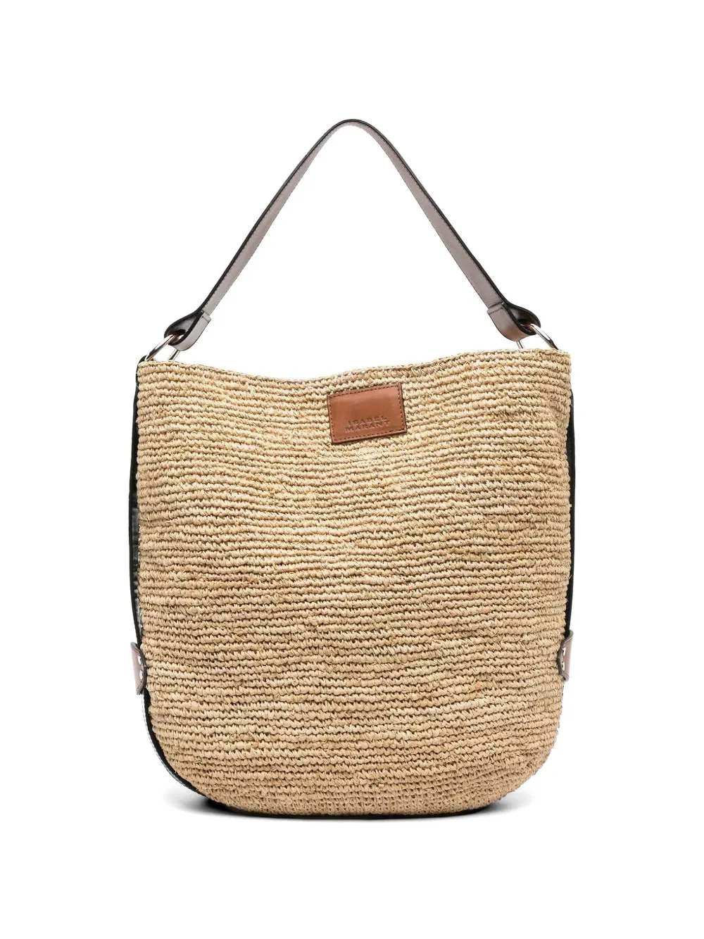 ISABEL MARANT Bayia raffia tote bag - Toni neutri