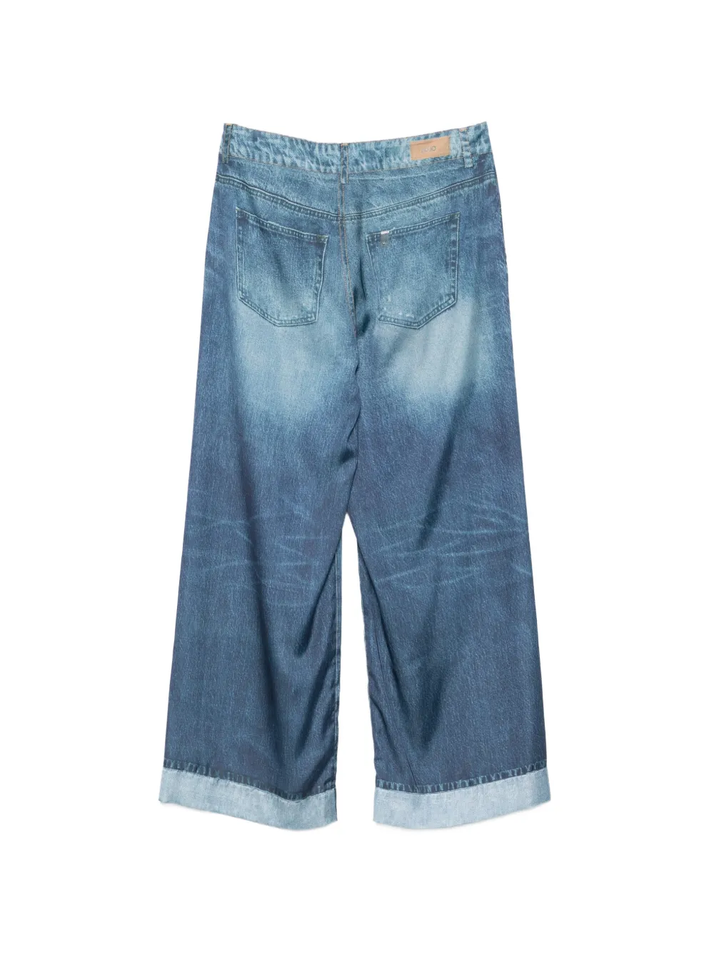 LIU JO Broek met jeans-print Blauw