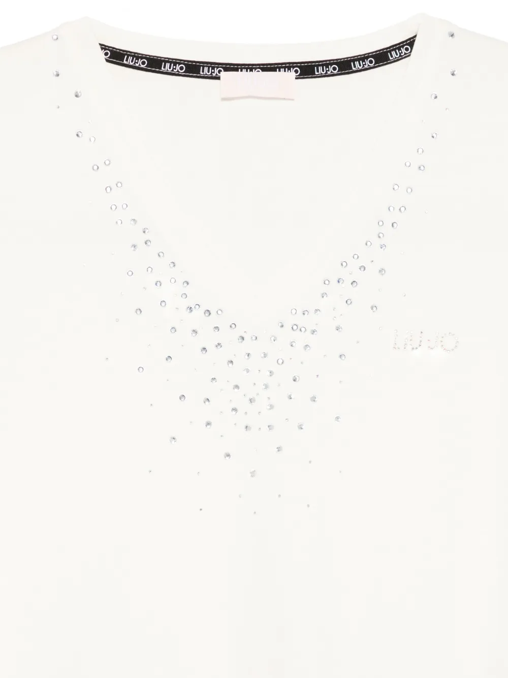 LIU JO T-shirt met stras Beige