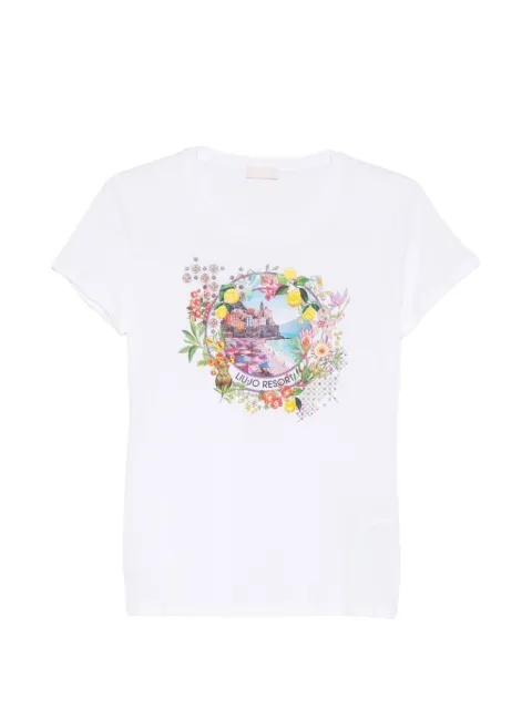 LIU JO print cotton T-shirt