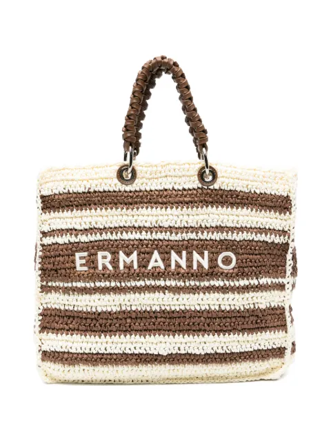 ERMANNO FIRENZE  logo-lettering tote bag