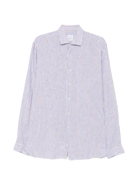 Xacus striped long-sleeve shirt