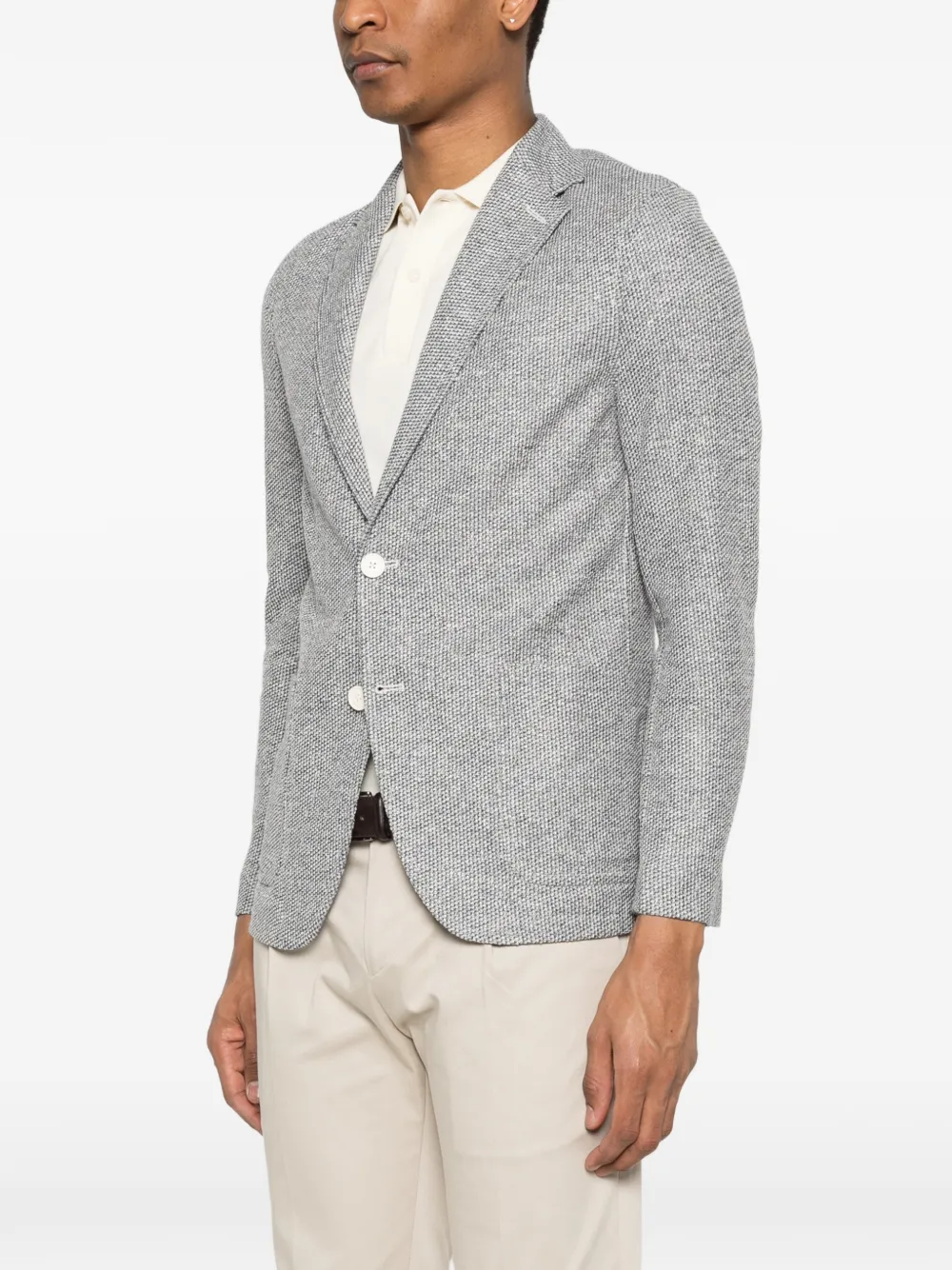  Circolo 1901 Button Cotton Jacket - Grey 