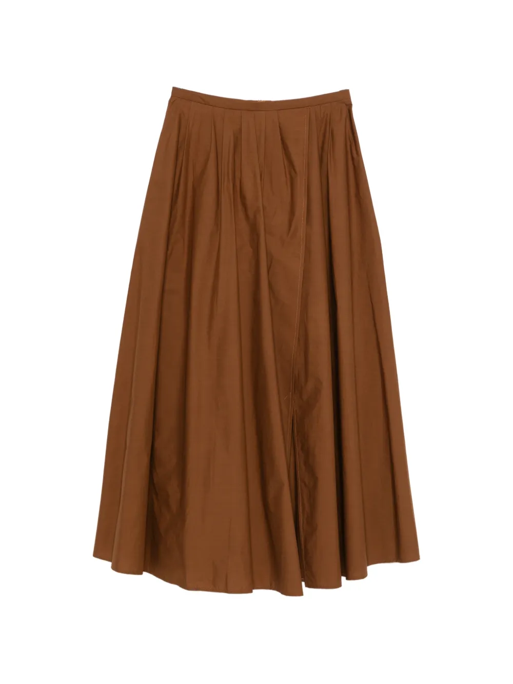 Forte Forte pleated midi skirt - Marrone
