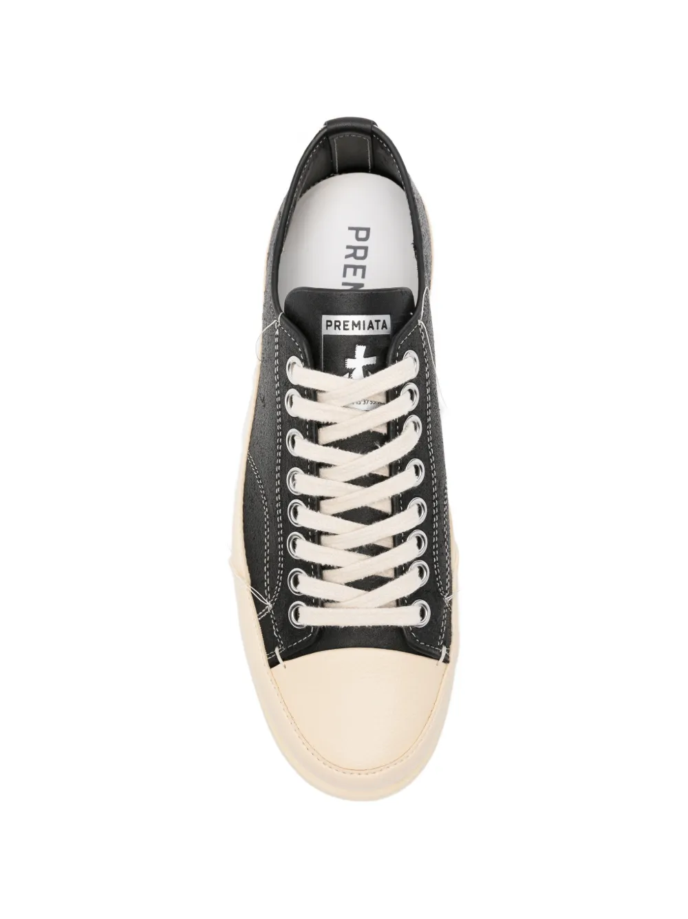 Premiata Vincent 015 logo-print sneakers Zwart