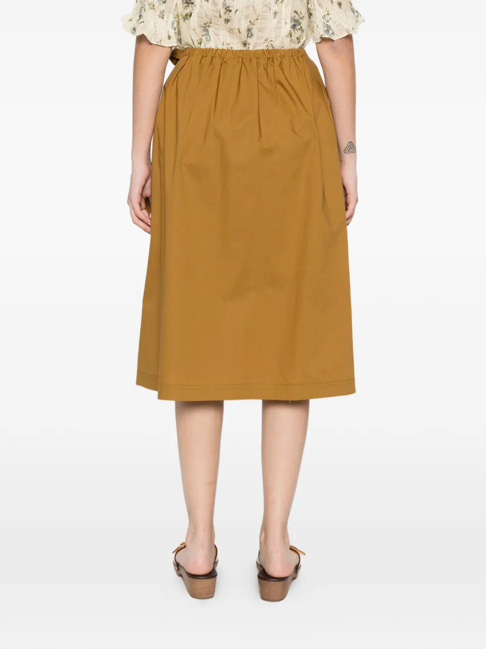 PINKO Calimera midi-rok Bruin
