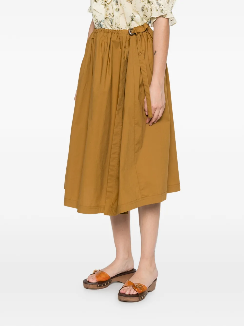 PINKO Calimera midi-rok Bruin