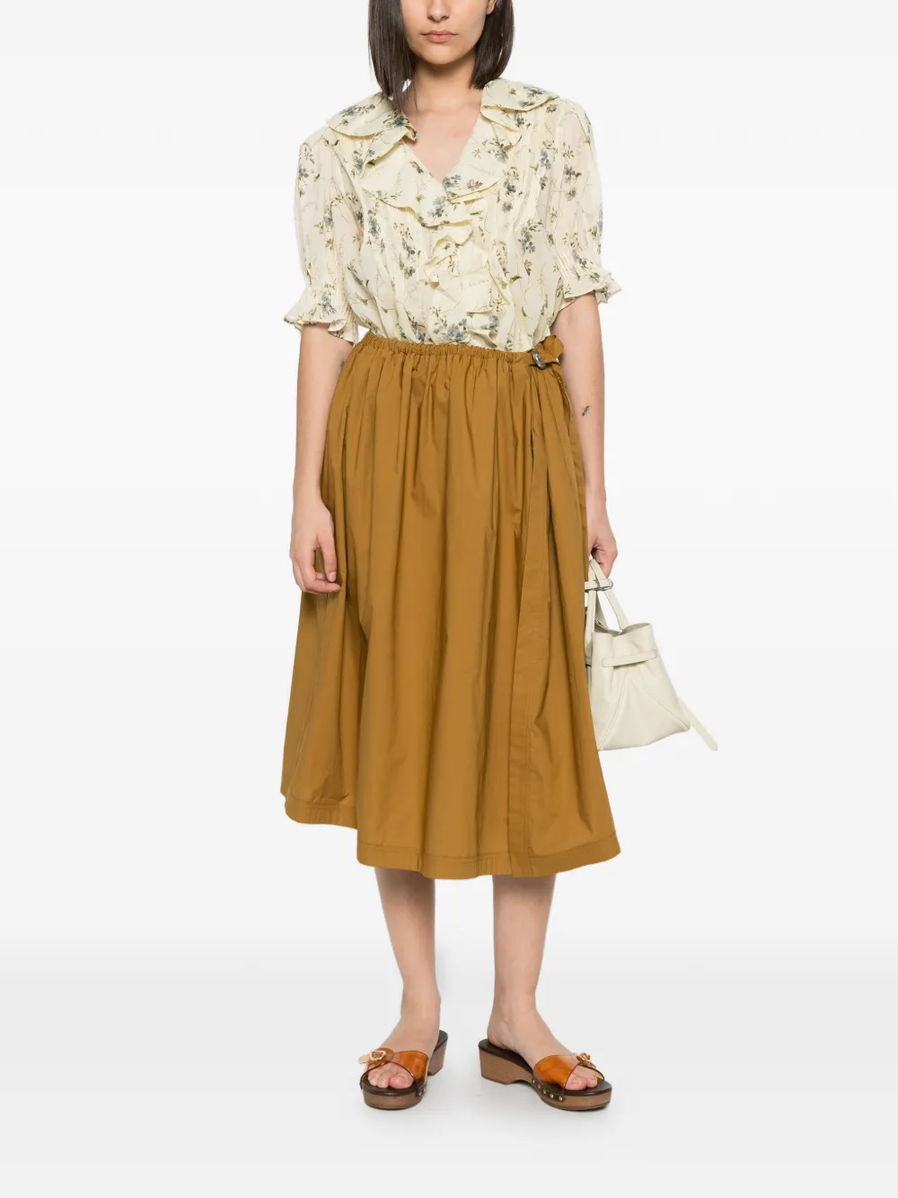 PINKO Calimera midi-rok Bruin