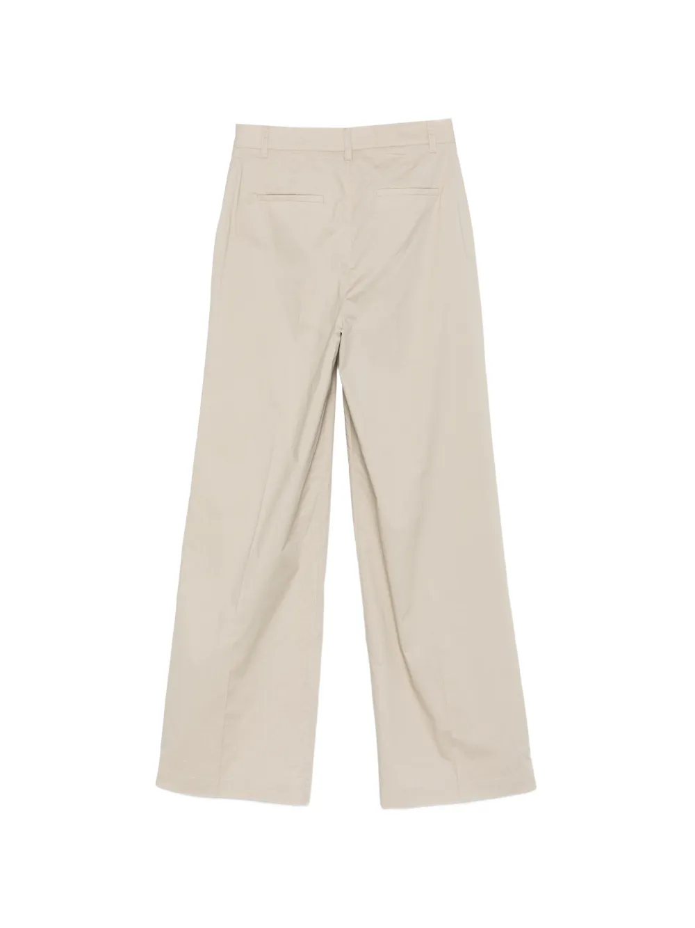 LIU JO Broek met logoplakkaat Beige