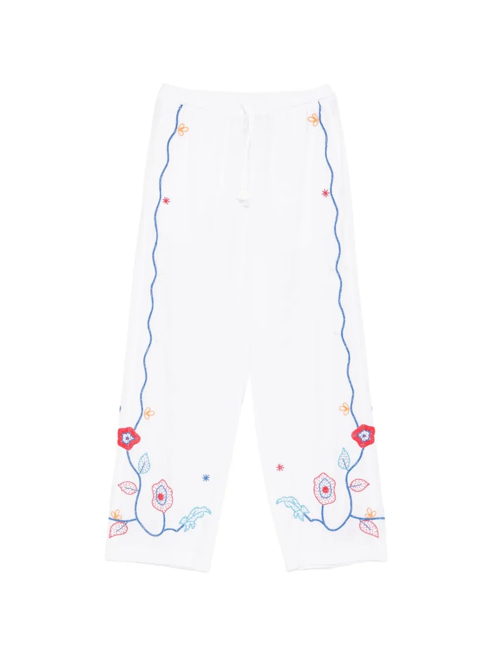 Forte Forte Broderie En Rêve drawstring trousers - Bianco