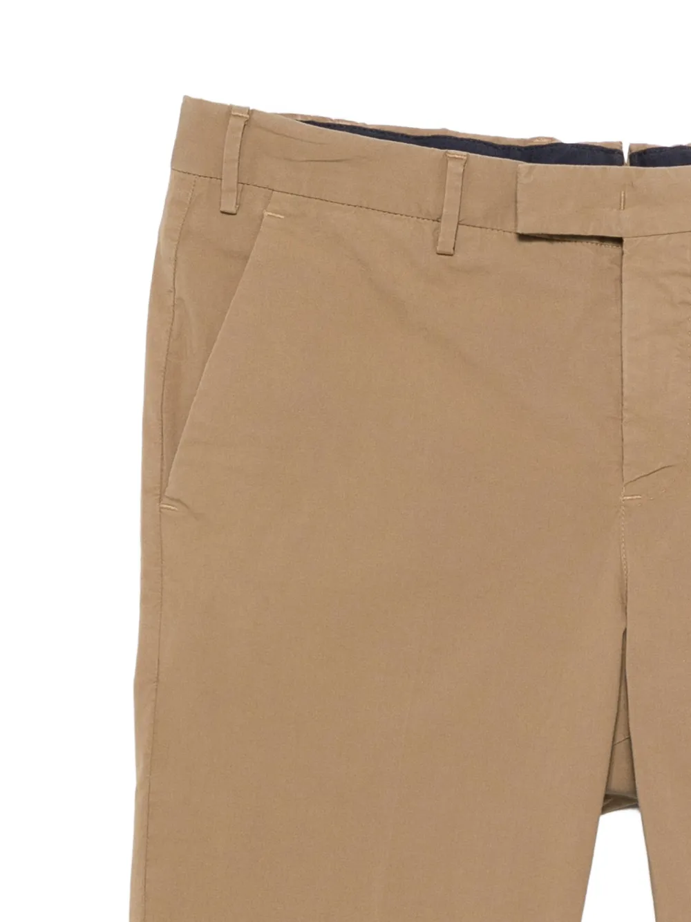 PT Torino Broek met riemlussen Beige