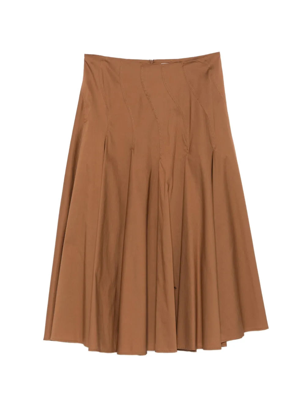 Semicouture Sabella pleated skirt - Marrone