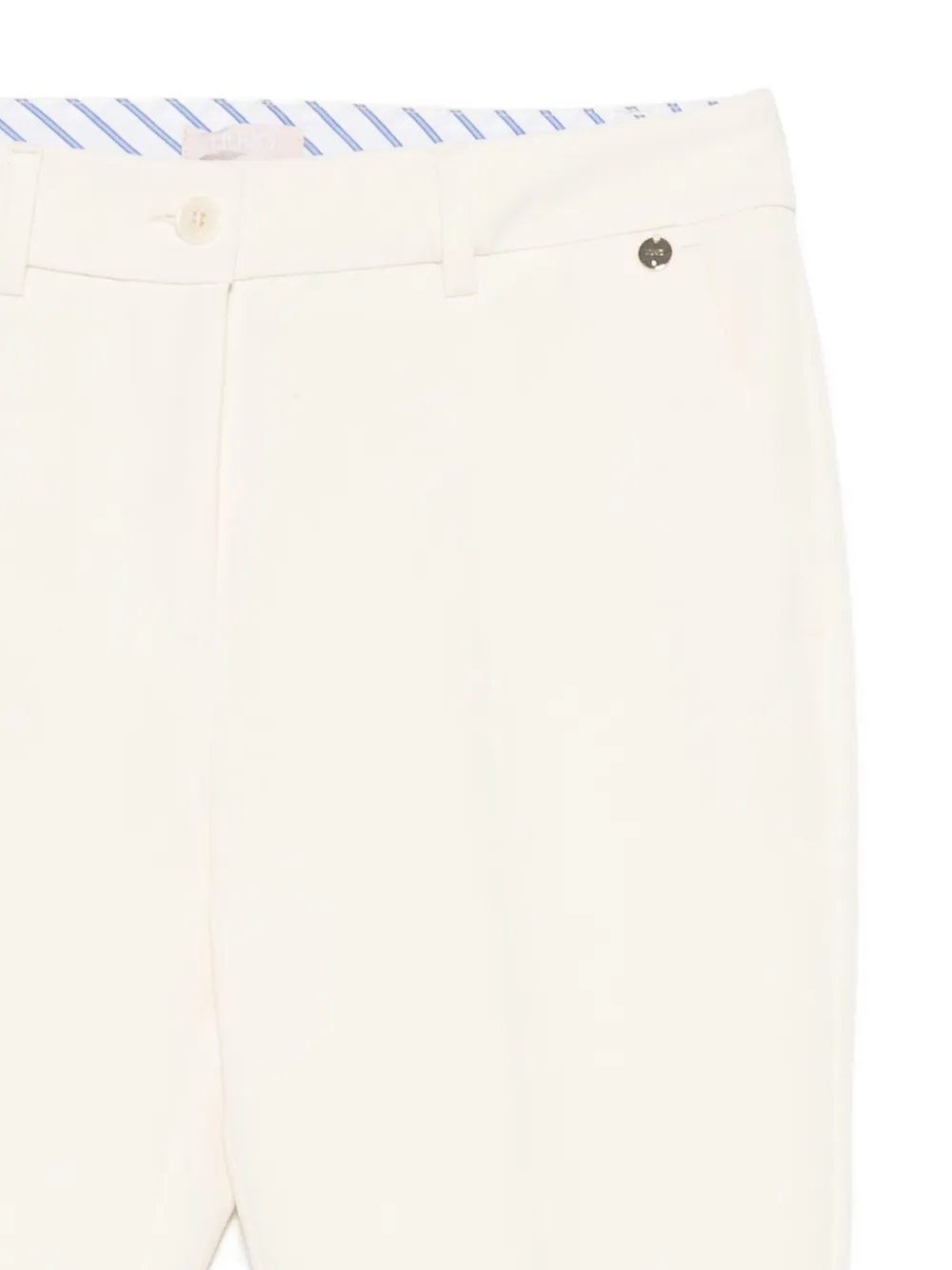  Liu Jo Logo-plaque Trousers - Neutrals 