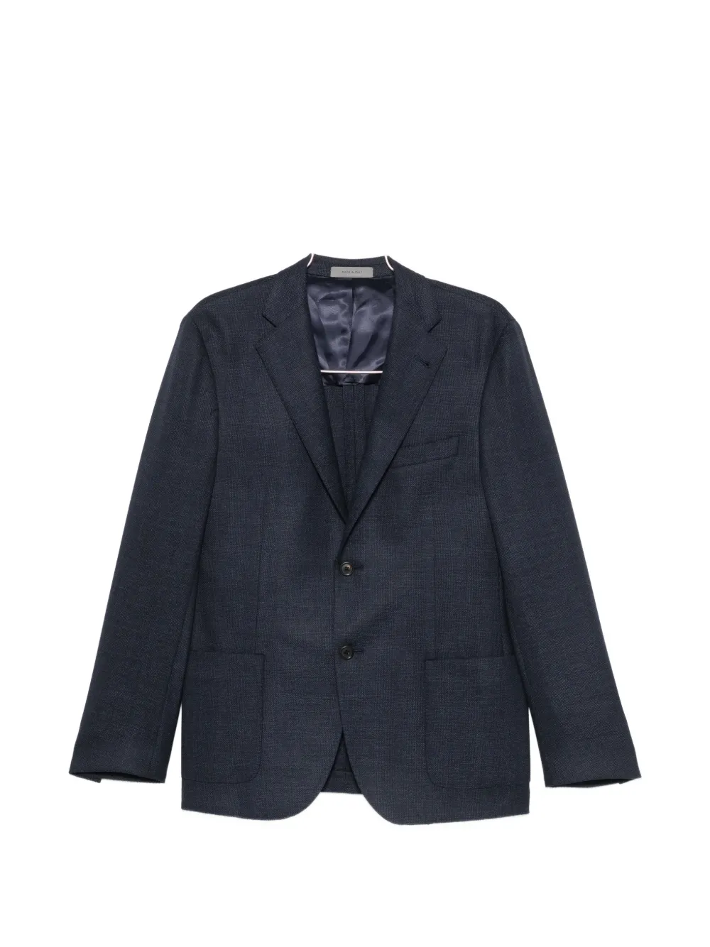 Corneliani single-breasted notch-lapels blazer - Blu