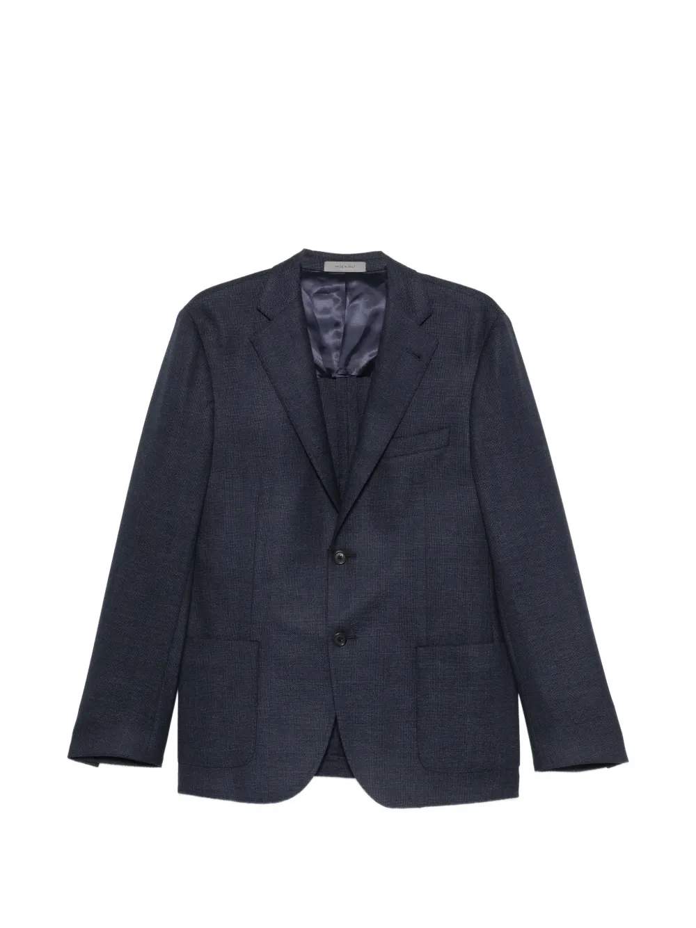 Corneliani single-breasted notch-lapels blazer - Blue