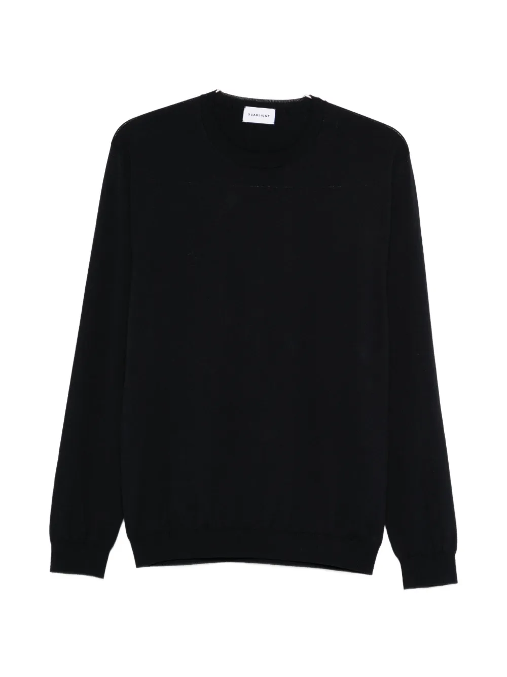 SCAGLIONE crew-neck long-sleeve sweater - Blu