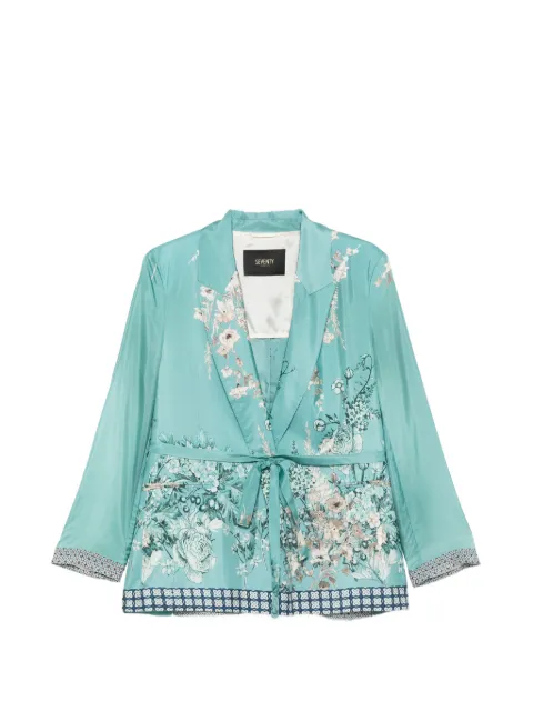 Seventy floral-print blazer
