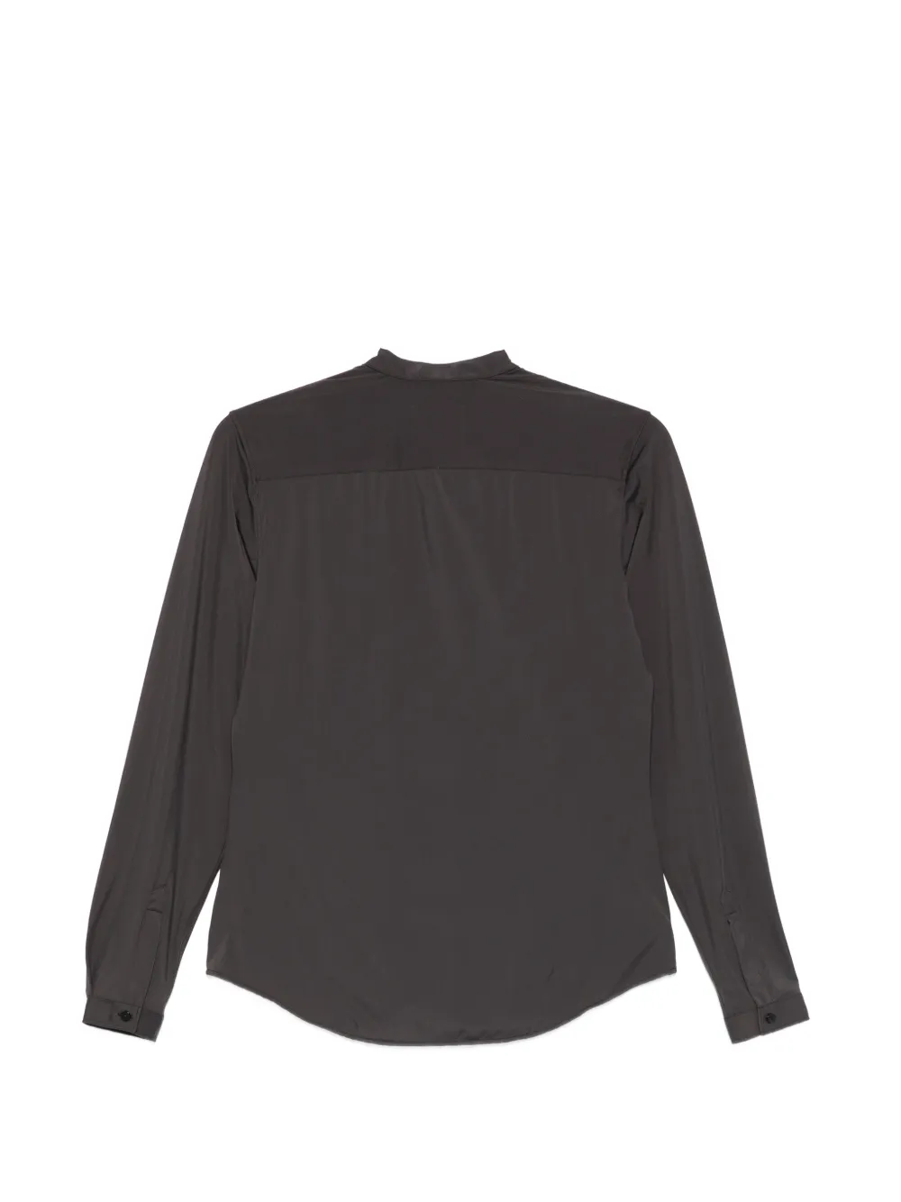 Xacus Magda button-up overhemd met bandkraag Grijs