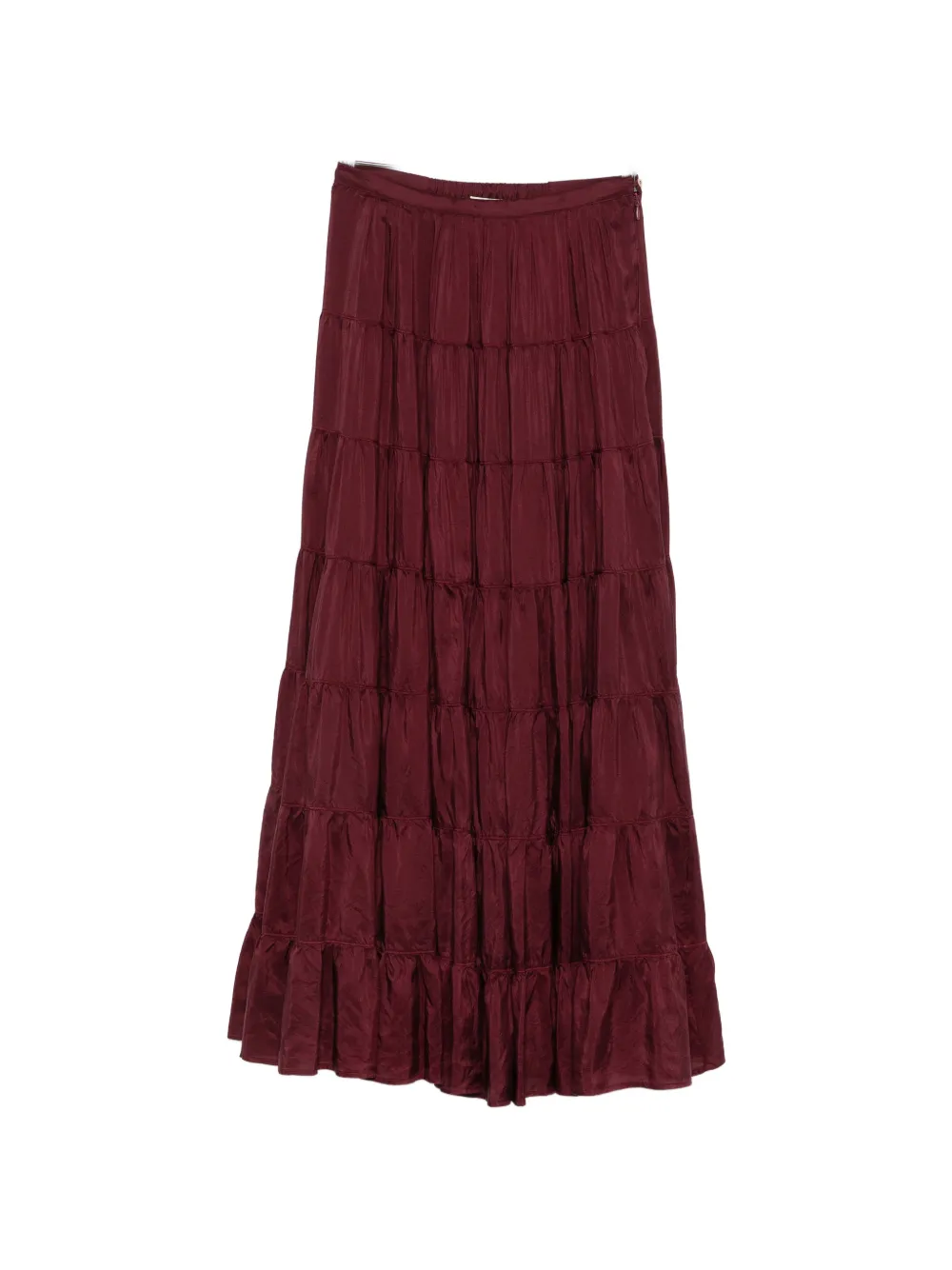Forte Forte Tiered Maxi Skirt In Red