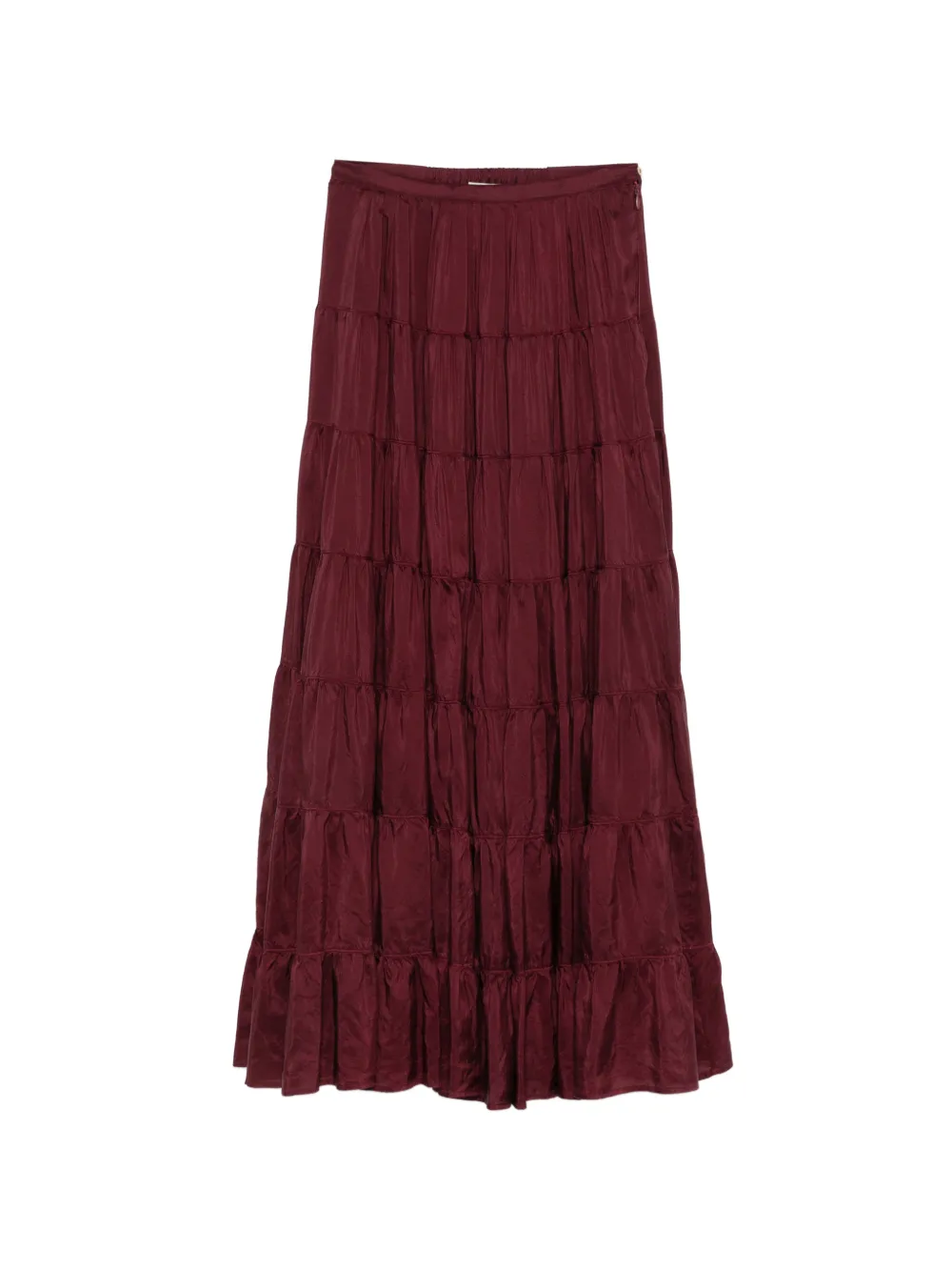 Forte Forte tiered maxi skirt - Rosso