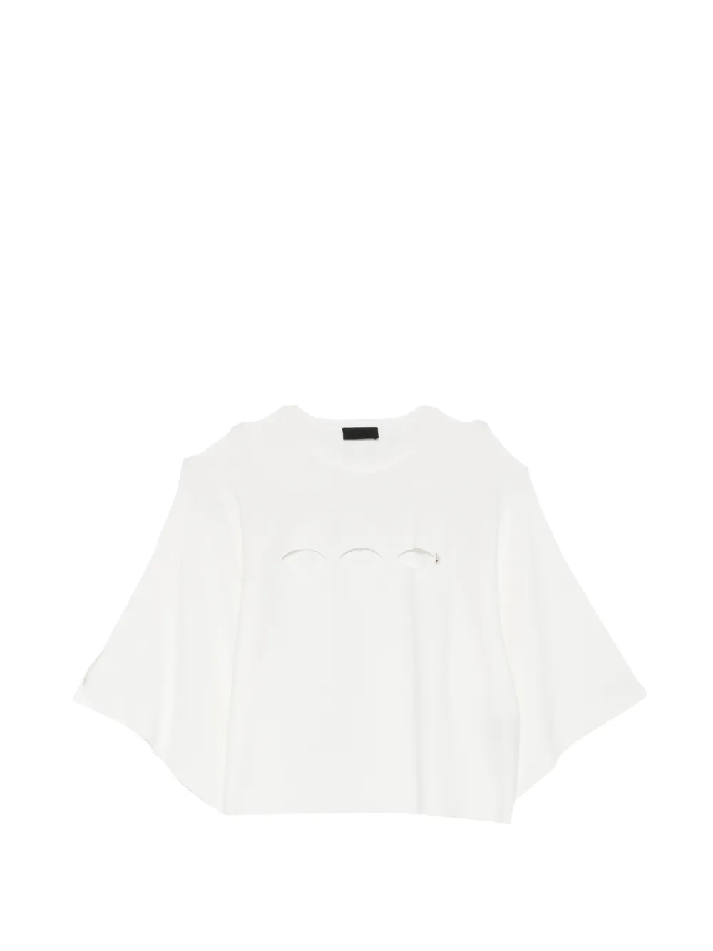 LIU JO cutout T-shirt - Bianco