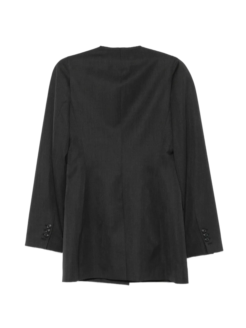 Maison Margiela Kraagloze blazer Grijs