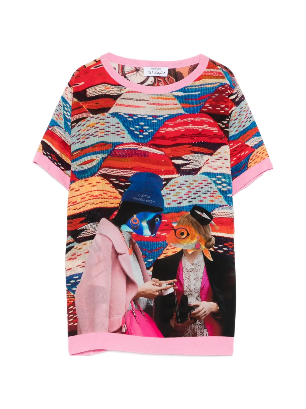 The Artistylist graphic-print T-shirt - Rosso