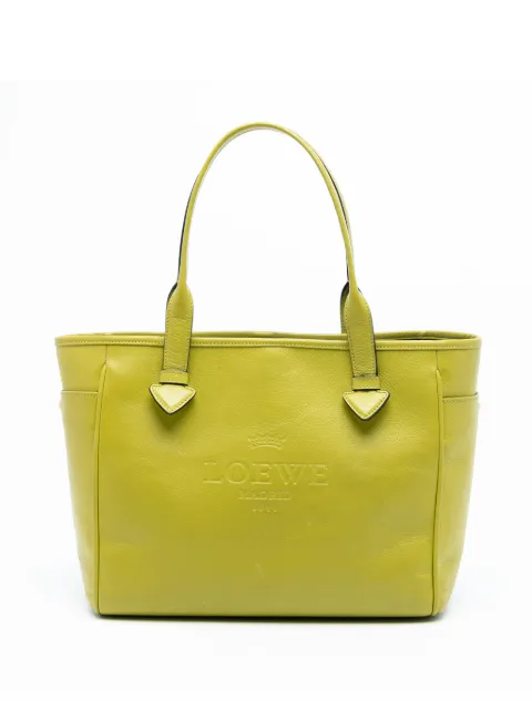 Loewe Pre-Owned tote Heritage de piel 2012
