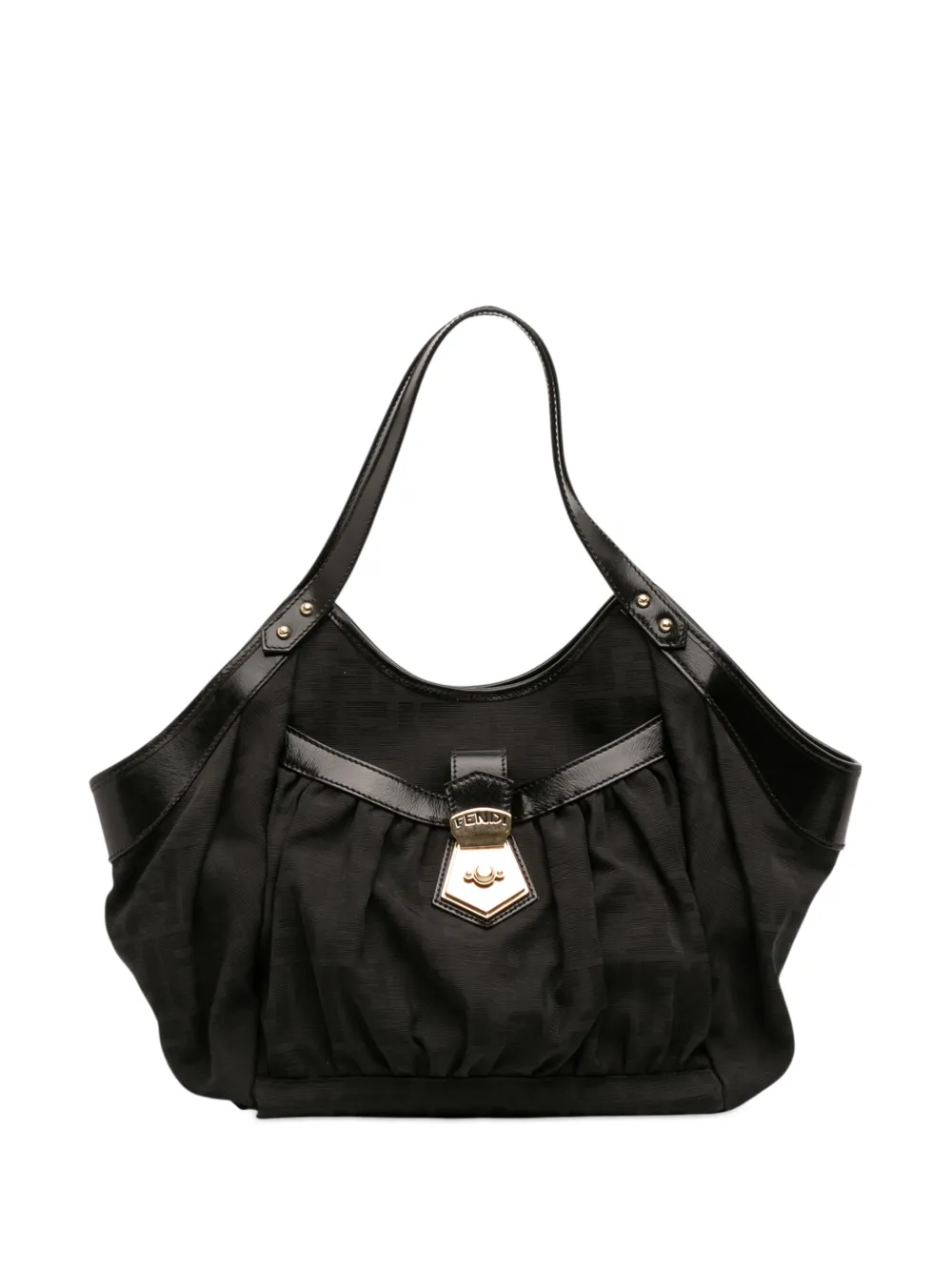 Fendi Pre-Owned 2010-2025 Zucca Canvas Chef tote bag - Nero