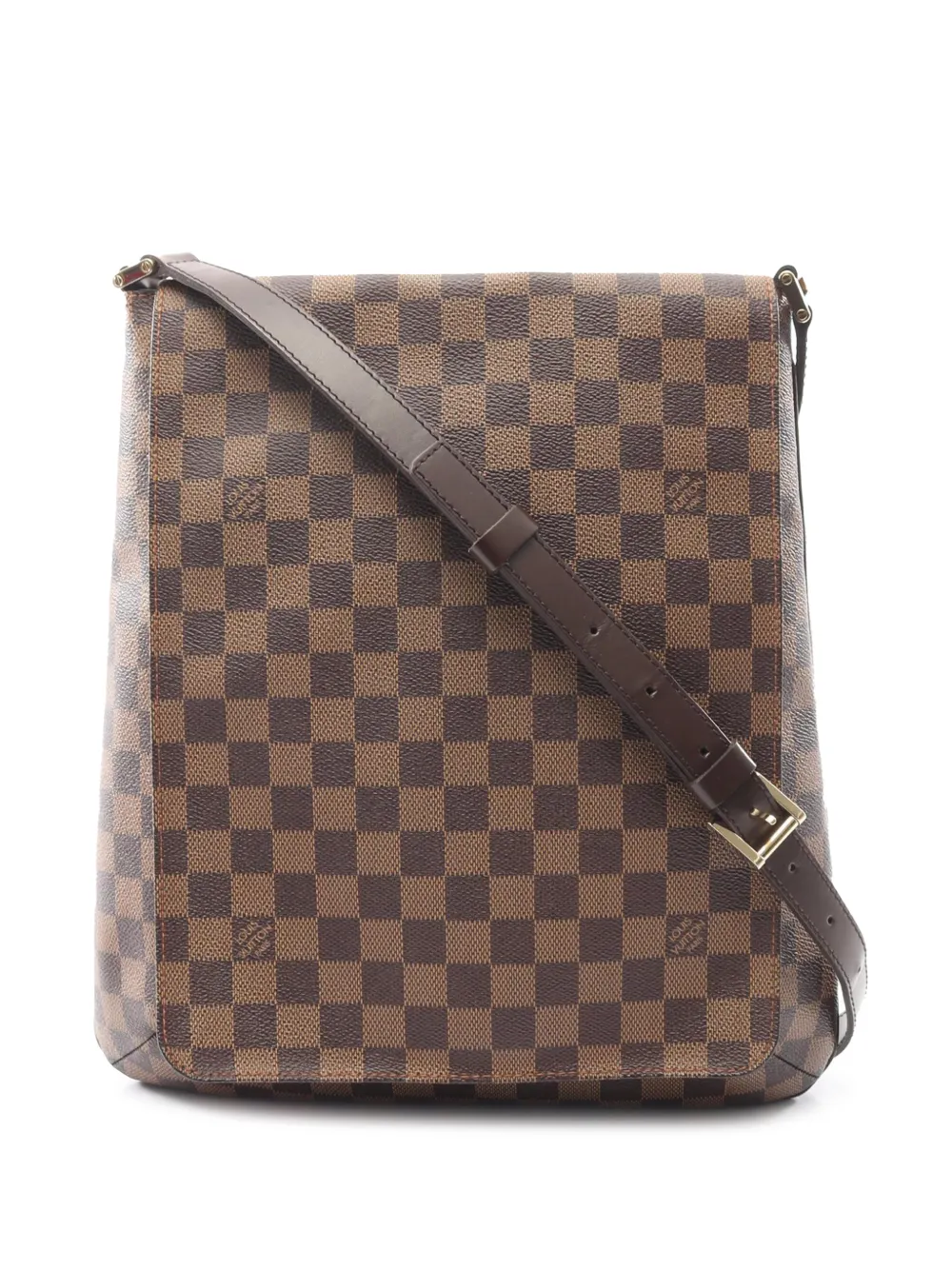 Louis Vuitton Pre-Owned 2005 Damier Ebene Musette Salsa Long Strap crossbody bag - Marrone