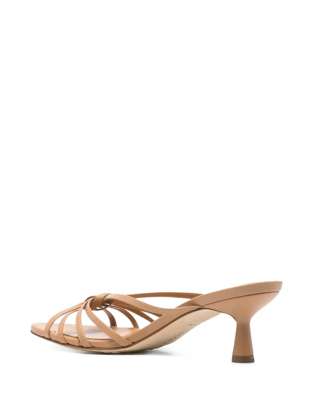 Aeyde Abby sandalen met geknoopt bandje Beige