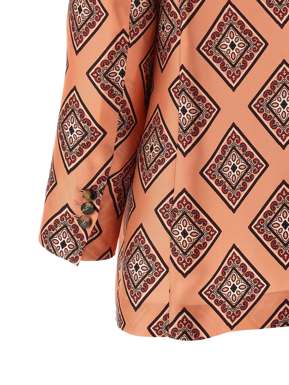 Alberto Biani Blazer met patroon Oranje