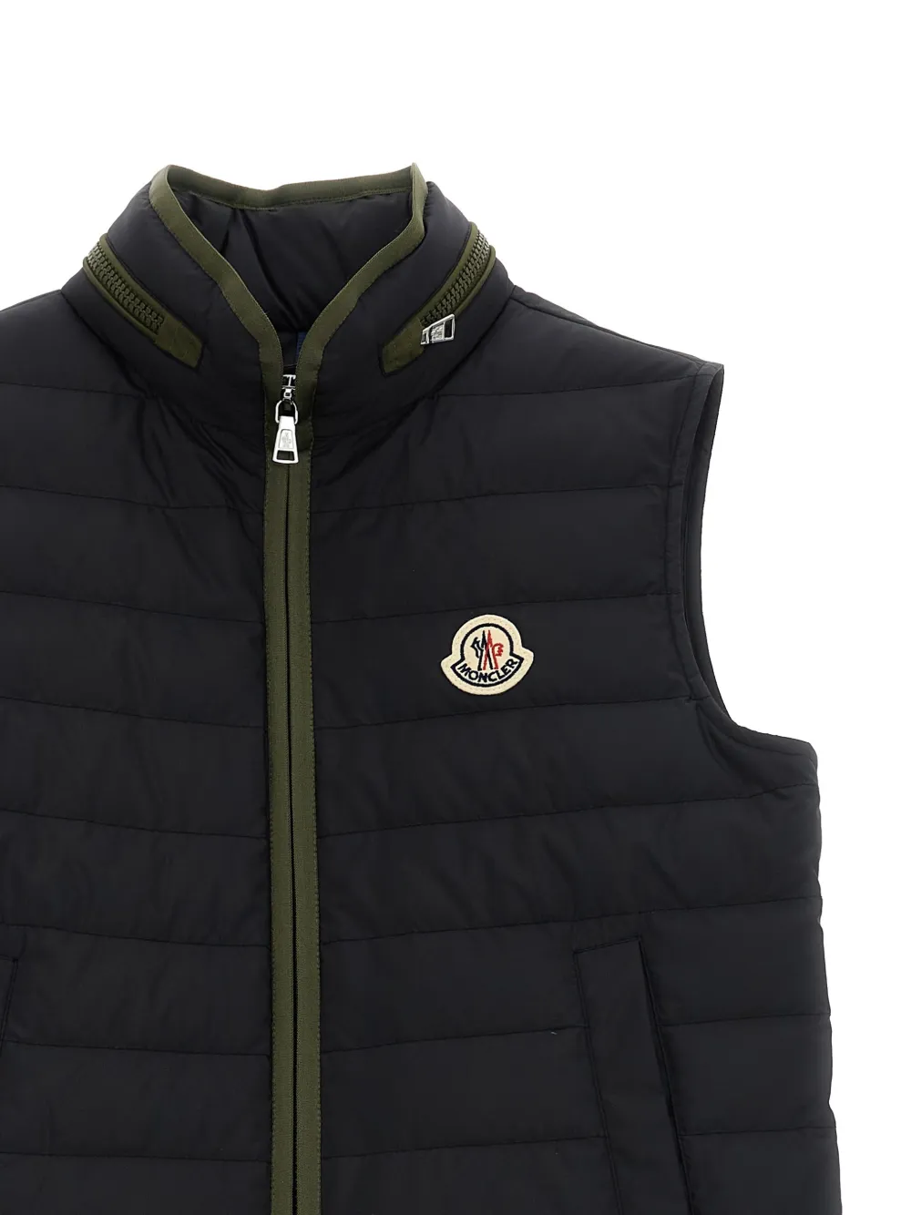 Moncler Enfant Ayten gewatteerde top Zwart