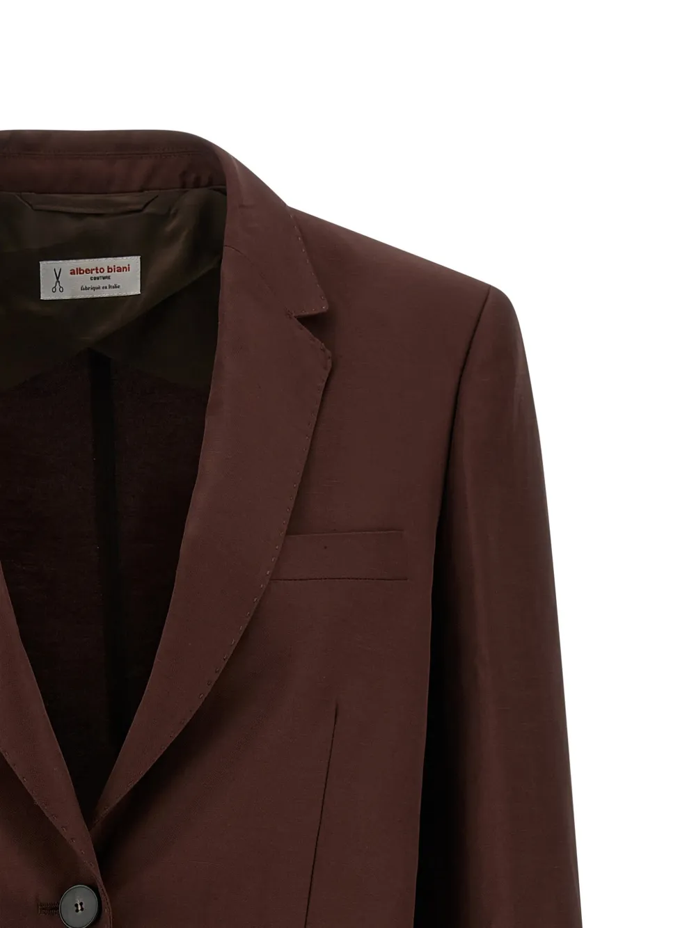  Alberto Biani America Buttoned Blazer - Brown 