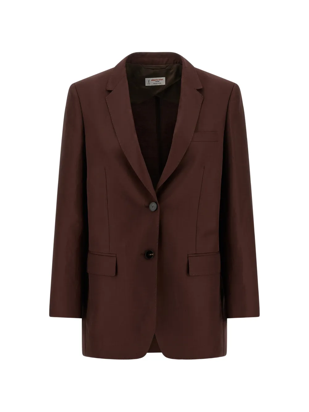 Alberto Biani America buttoned blazer - Marrone