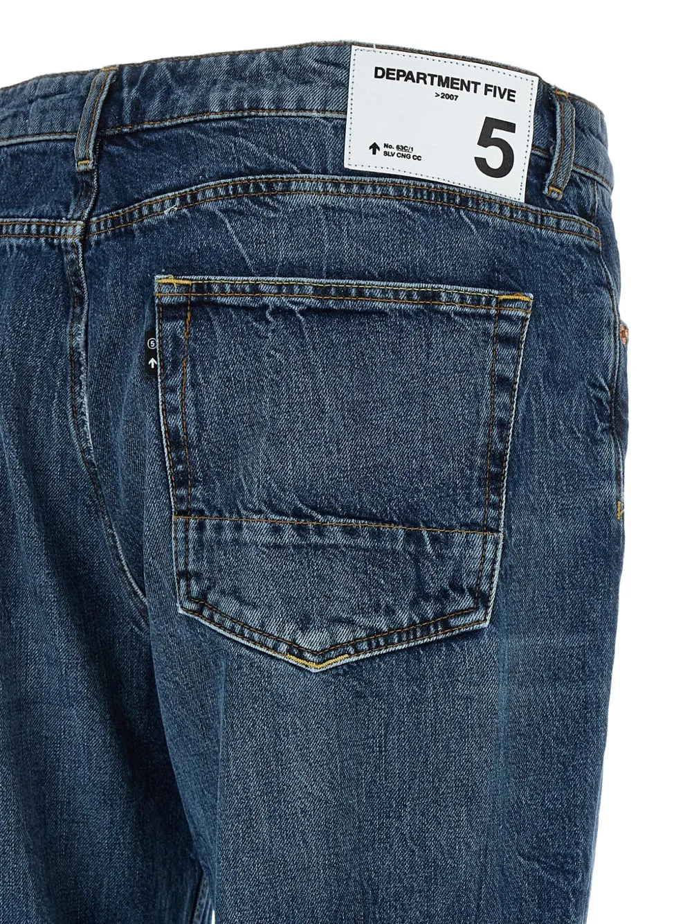 Department 5 Stones regular-fit jeans met logolabel Blauw