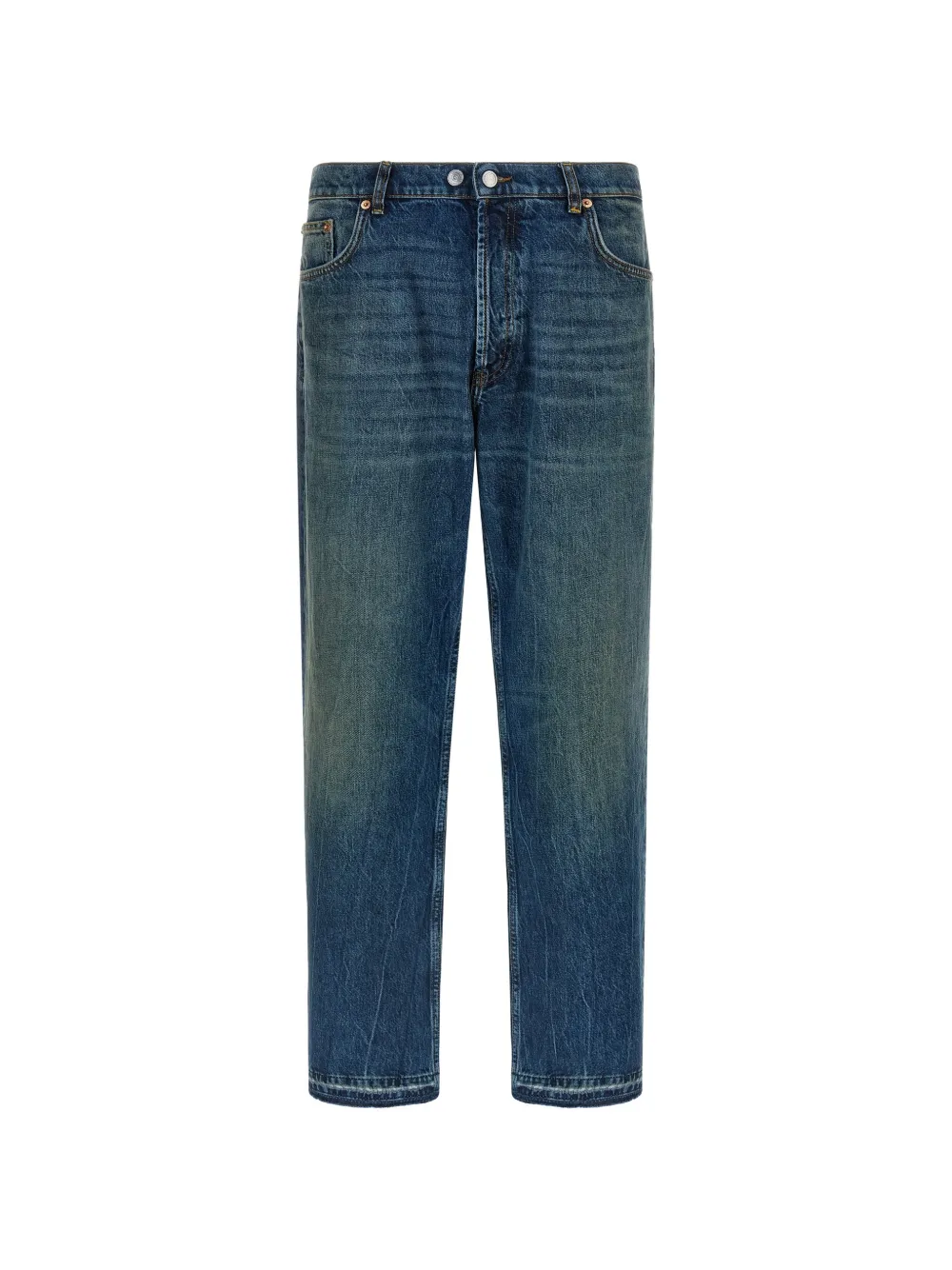Department 5 Musso cotton wide-leg jeans - Blu